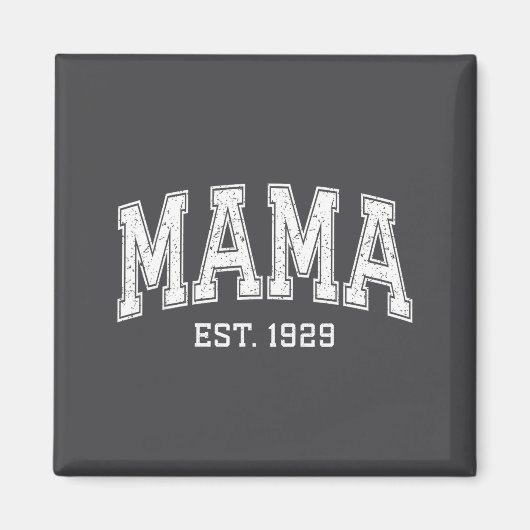 Mama Est 1929 Mom D Mothers Day Ized  Magneet (Voorkant)