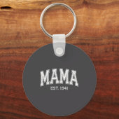 Mama Est 1941 Mom D Mothers Day Ized Sleutelhanger (Voorkant)