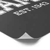 Mama Est 1943 Mom D Mothers Day Ized Poster (Hoek)