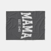 Mama Est 1945 Mom D Mothers Day Ized  Fleece Deken (Voorkant (Horizontaal))