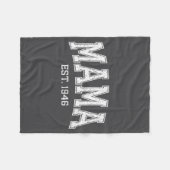 Mama Est 1946 Mom D Mothers Day Ized Fleece Deken (Voorkant (Horizontaal))