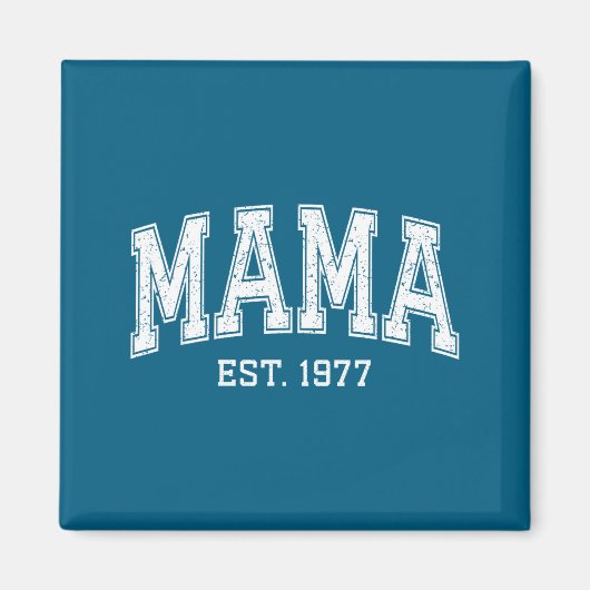 Mama Est 1977 Mom D Mothers Day Ized Magneet (Voorkant)
