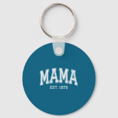 Mama Est 1978 Mom D Mothers Day Ized Sleutelhanger (Voorkant)