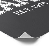 Mama Est 1979 Mom D Mothers Day Ized  Poster (Hoek)