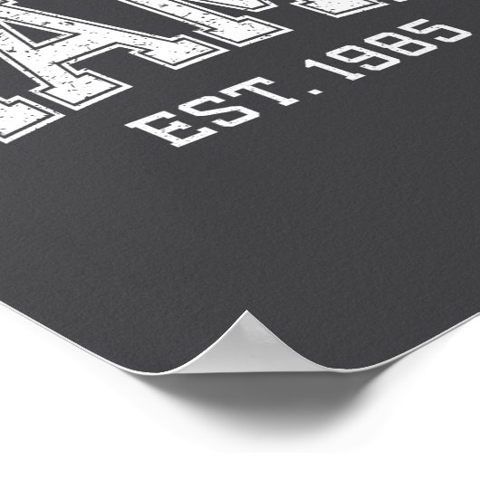 Mama Est 1985 Mom D Mothers Day Ized  Poster (Hoek)