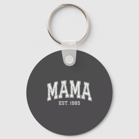 Mama Est 1985 Mom D Mothers Day Ized  Sleutelhanger (Voorkant)