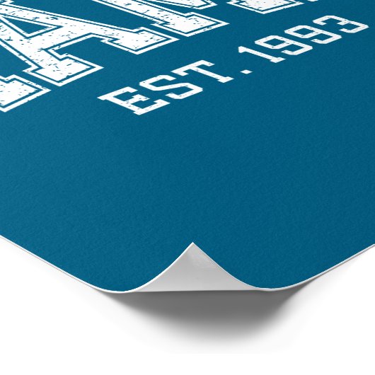 Mama Est 1993 Moeder D Moederdag Ized  Poster (Hoek)