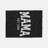 Mama Est 1999 Mom D Mothers Day Ized Fleece Deken (Voorkant (Horizontaal))
