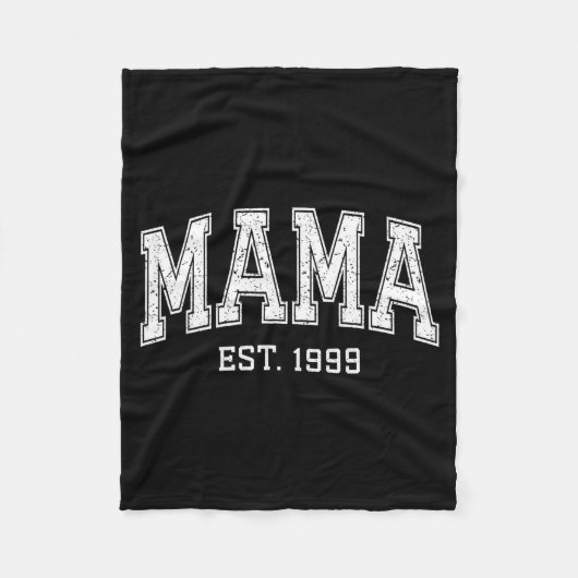 Mama Est 1999 Mom D Mothers Day Ized Fleece Deken (Voorkant)