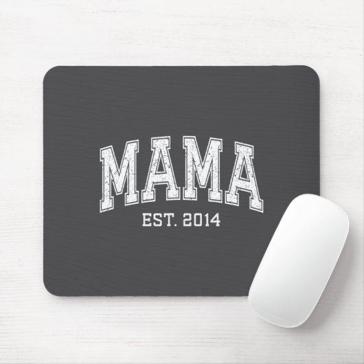 Mama Est 2014 Mom D Mothers Day Ized  Muismat (Met muis)