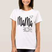 Mama Est. 2019 T-shirt (Voorkant)