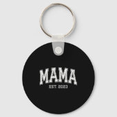 Mama Est 2023 Mom D Mothers Day Ized  Sleutelhanger (Voorkant)