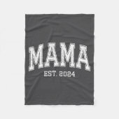 Mama Est 2024 Mom D Mothers Day Ized  Fleece Deken (Voorkant)
