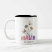 Mama Est 2024 Mothers Day Tweekleurige Koffiemok (Links)