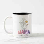 Mama Est 2024 Mothers Day Tweekleurige Koffiemok (Links)