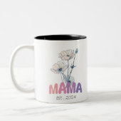 Mama Est 2024 Mothers Day Tweekleurige Koffiemok (Links)