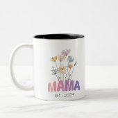 Mama Est 2024 Mothers Day Tweekleurige Koffiemok (Links)