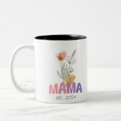 Mama Est 2024 Mothers Day Tweekleurige Koffiemok (Links)