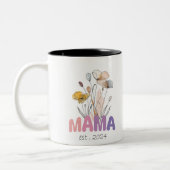 Mama Est 2024 Mothers Day Tweekleurige Koffiemok (Links)