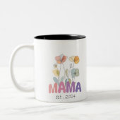 Mama Est 2024 Mothers Day Tweekleurige Koffiemok (Links)