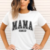 Mama Est. 2024 T-Shirt- Nieuwe Moeder Gift- Zwange T-shirt