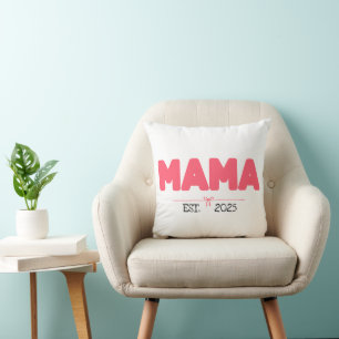 MAMA EST. 2025 - Geschenken op maat voor moeders Kussen