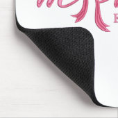 Mama Est 2025 Hot Pink Bow Coquette Moederdag Muismat (Hoek)