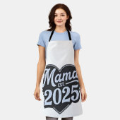 MAMA est 2025 Zwangerschap Moederdag Mom To Be Schort (Gedragen)