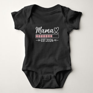 Mama est. 2026 Zwangerschapsaankondiging Moeder Romper