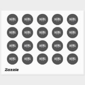 Mama Est 2028 Mom D Mothers Day Ized  Ronde Sticker (Vel)