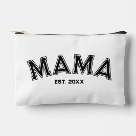 Mama Est. Aangepast Jaar Zwarte Sport Stijl Etui