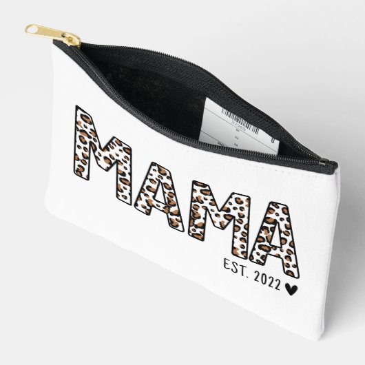 Mama Est Bag Leopard Print, Custom Mama Est Etui (Open)
