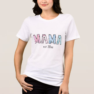 Mama est Bella Canvas Tri-blend T-shirt voor dames
