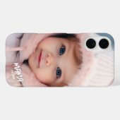 Mama Est Moeder Aandenken Foto Case-Mate iPhone Case (Achterkant (horizontaal))