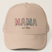 Mama est Trucker Hat Trucker Pet (Voorkant)