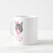 Mama Estd 2025 Schattigee kat Custom Jaar Koffiemok (Voorkant links)