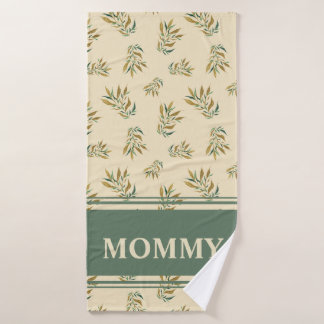 Mama Esthetische Botanische Gouden Twigs Badhanddo Badhanddoek