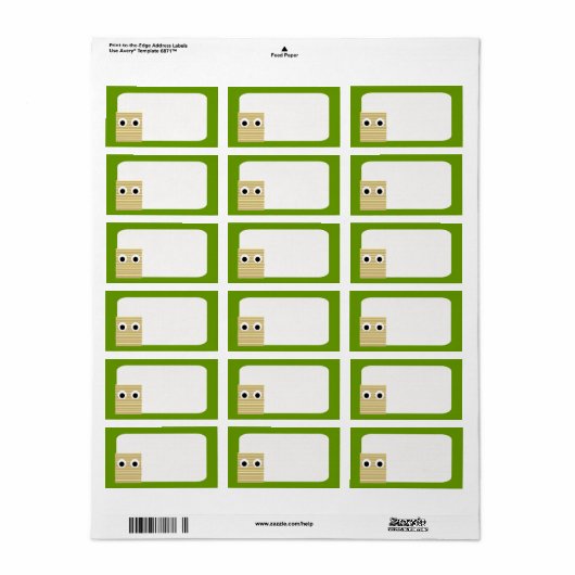 mama etiket (Full Sheet)