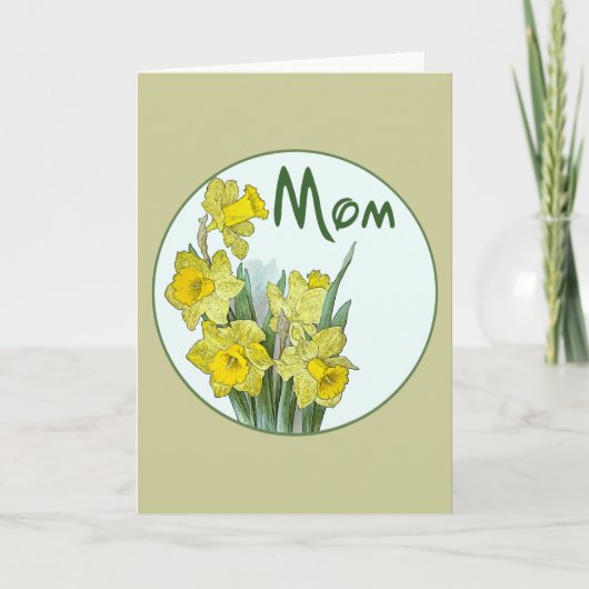 mama feestdagen kaart (Voorkant)