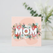 Mama Feestdagenkaart (Staand voorkant)