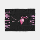 Mama flamingo zomer vogel tropisch dier fleece deken (Voorkant (Horizontaal))