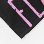 Mama flamingo zomer vogel tropisch dier fleece deken (Hoek)