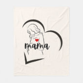 MAMA FLEECE DEKEN (Voorkant)