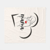 MAMA FLEECE DEKEN (Voorkant (Horizontaal))