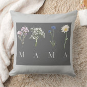 MAMA Floral Botanical Elegant Mother's Day Gift  Kussen (Deken)