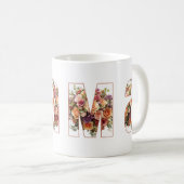 Mama Floral Coffee Mug Koffiemok (Voorkant rechts)