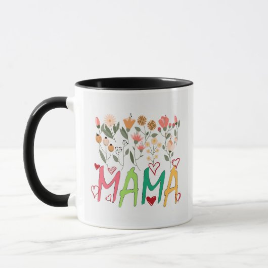 Mama Floral Garden Mug Mok (Links)