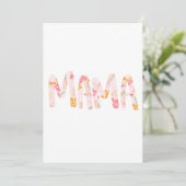 Mama Floral Kaart (Staand voorkant)