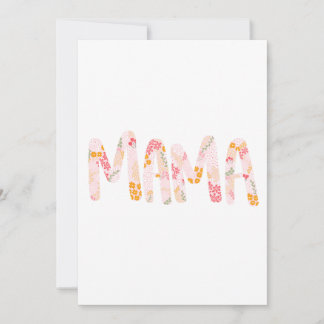 Mama Floral Kaart