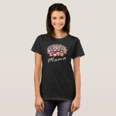 Mama, Floral Moederdag T-shirt (Voorkant volledig)